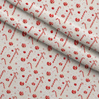 Crimson Holiday Whimsy Pattern 9 Minky Fabric — plush minky folded close-up preview (mv-minky-v1:lying)