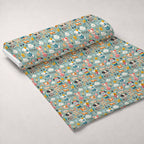 Cubist Canines Pattern 4 Minky Fabric — plush minky unrolled bolt preview (mv-minky-v1:bolt)
