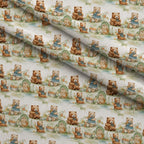 Cuddly Cubs Pattern 1 Minky Fabric — plush minky folded close-up preview (mv-minky-v1:lying)