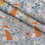 Daisy Den Pattern 1 Minky Fabric — plush minky folded close-up preview (mv-minky-v1:lying)