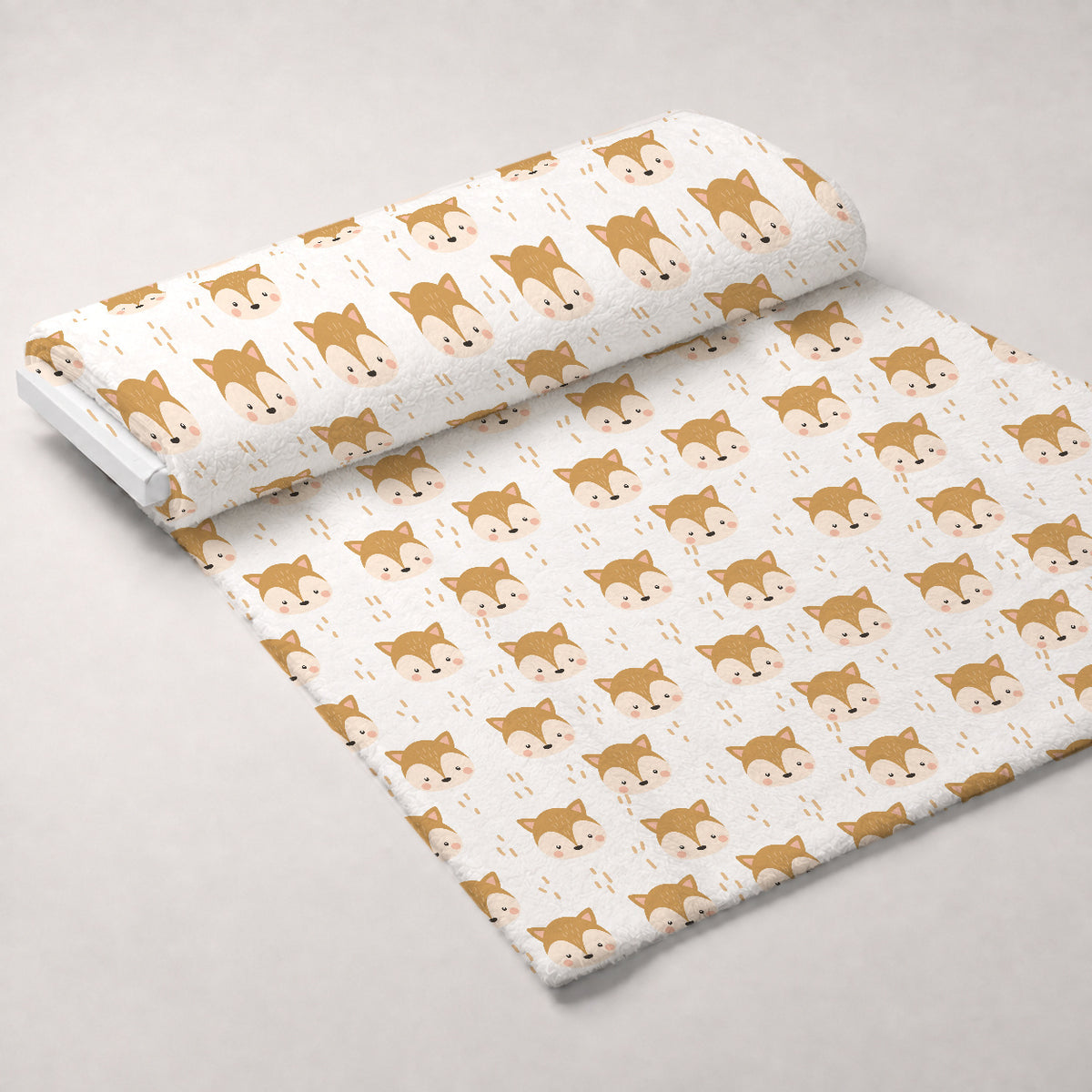 Daisy Den Pattern 4 Minky Fabric — plush minky unrolled bolt preview (mv-minky-v1:bolt)