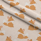 Daisy Den Pattern 5 Minky Fabric — plush minky folded close-up preview (mv-minky-v1:lying)