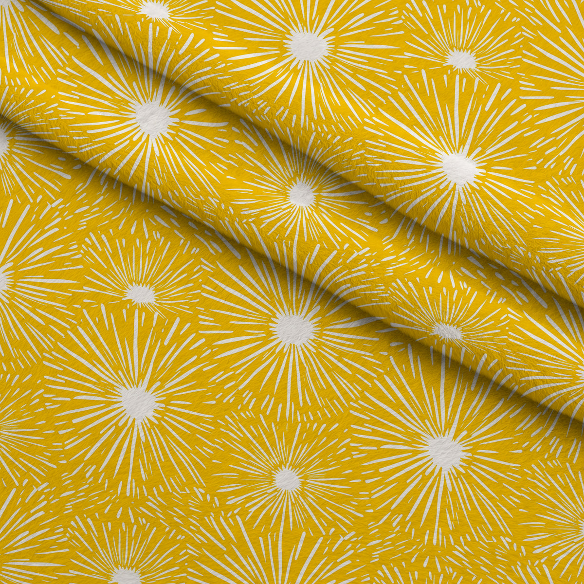 Dandelion Sparklers Pattern 12 Minky Fabric — plush minky folded close-up preview (mv-minky-v1:lying)