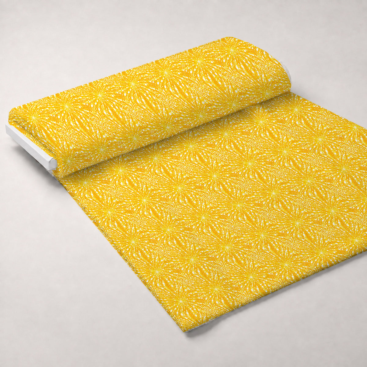 Dandelion Sparklers Pattern 18 Minky Fabric — plush minky unrolled bolt preview (mv-minky-v1:bolt)