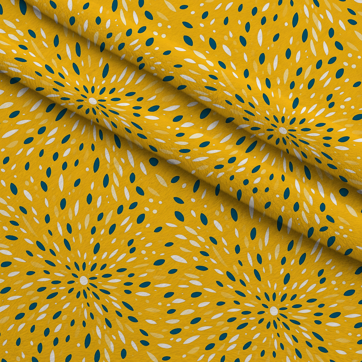 Dandelion Sparklers Pattern 2 Minky Fabric — plush minky folded close-up preview (mv-minky-v1:lying)