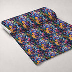 Dinosaurs in the Jungle Minky Fabric — plush minky unrolled bolt preview (mv-minky-v1:bolt)