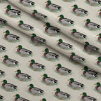 Drakes and Lilies Pattern 12 Minky Fabric — plush minky folded close-up preview (mv-minky-v1:lying)