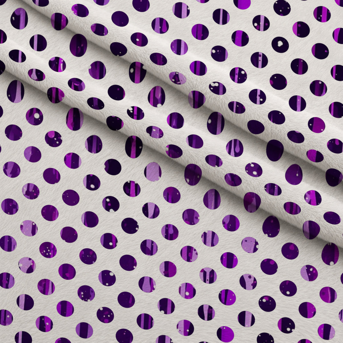 Dripping Purple Liquid Pattern 8 Minky Fabric — plush minky folded close-up preview (mv-minky-v1:lying)