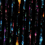 Dripping Rainbow Liquid Pattern 26 Minky Fabric — plush minky folded close-up preview (mv-minky-v1:lying)