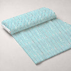Dripping Turquoise Liquid Pattern 10 Minky Fabric — plush minky unrolled bolt preview (mv-minky-v1:bolt)