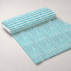 Dripping Turquoise Liquid Pattern 13 Minky Fabric — plush minky unrolled bolt preview (mv-minky-v1:bolt)