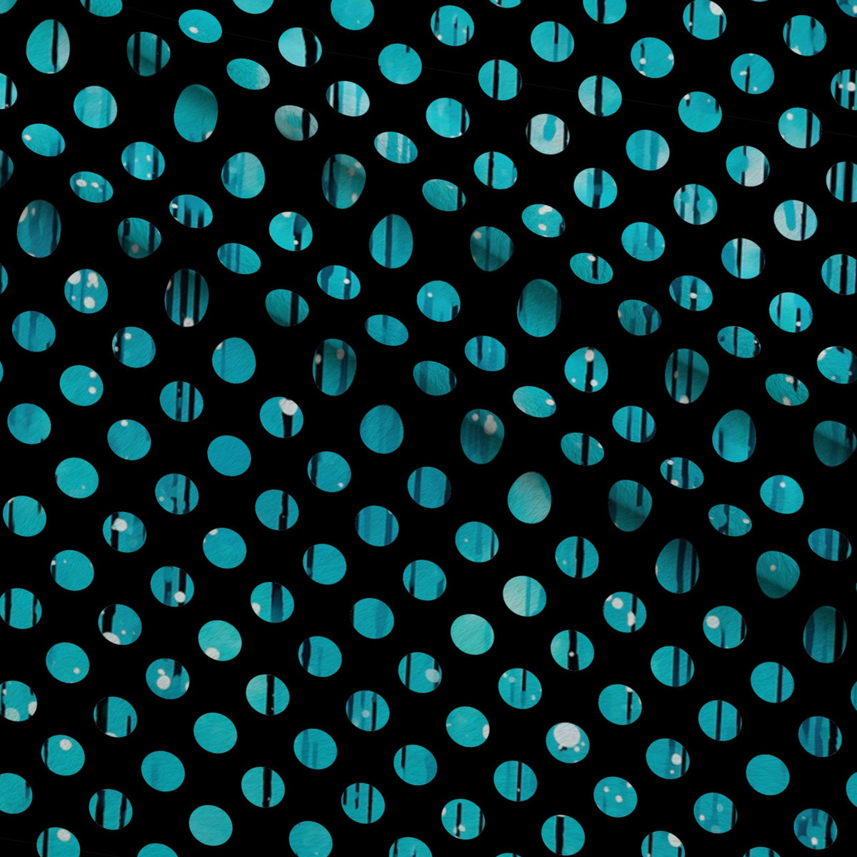Dripping Turquoise Liquid Pattern 14 Minky Fabric — plush minky folded close-up preview (mv-minky-v1:lying)