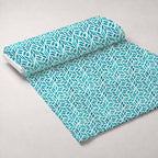 Dripping Turquoise Liquid Pattern 18 Minky Fabric — plush minky unrolled bolt preview (mv-minky-v1:bolt)