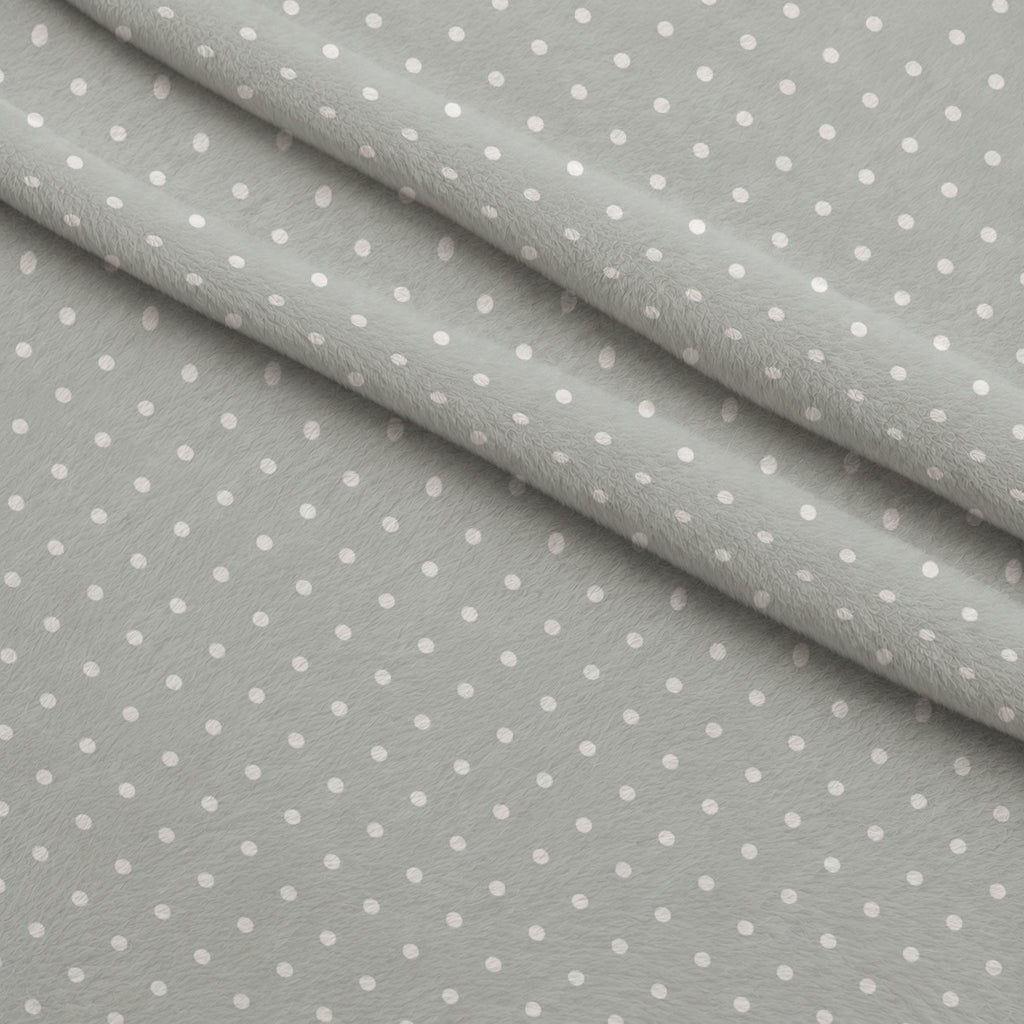 Dusty Blue Hearts Pattern 1 Minky Fabric — plush minky folded close-up preview (mv-minky-v1:lying)