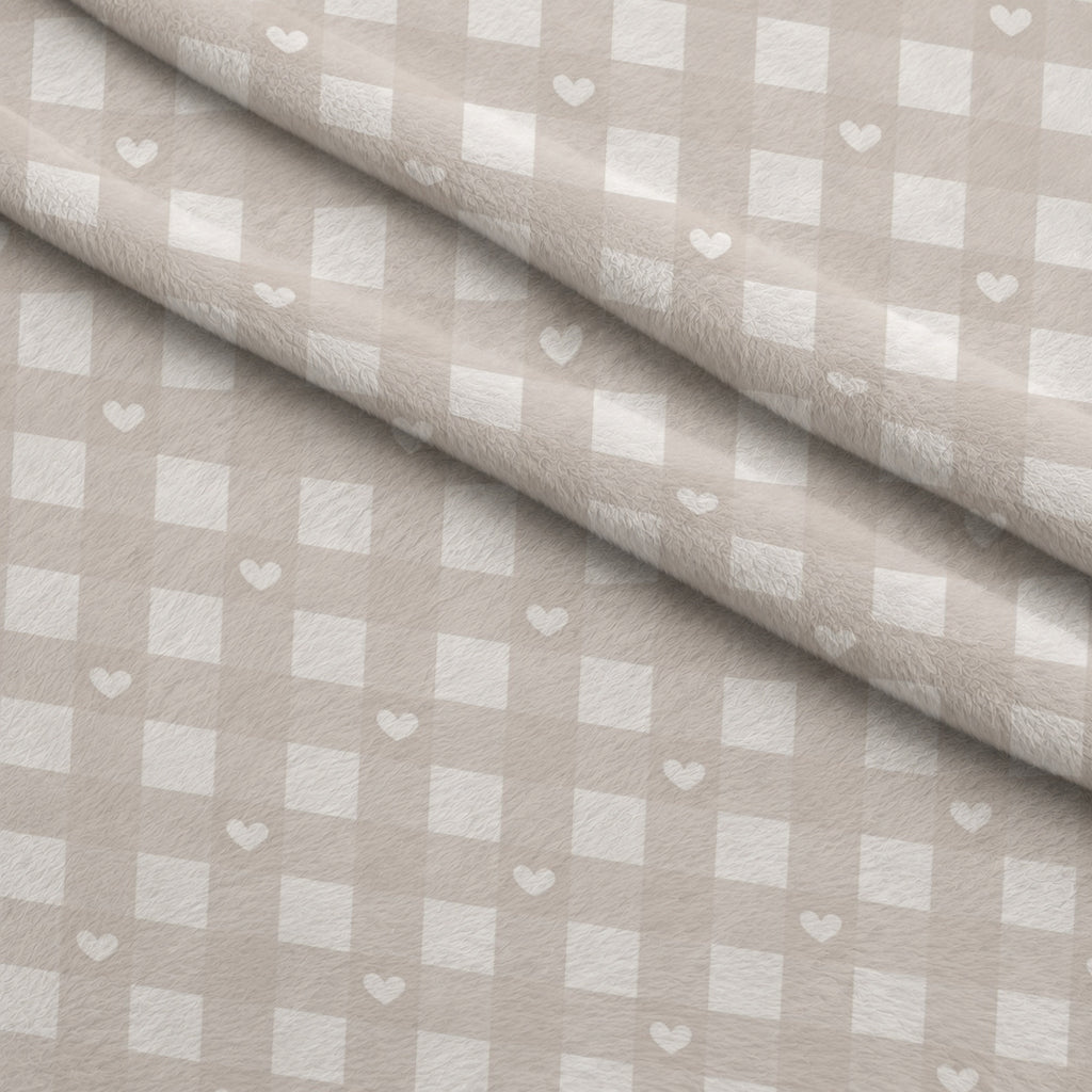 Dusty Blue Hearts Pattern 10 Minky Fabric — plush minky folded close-up preview (mv-minky-v1:lying)