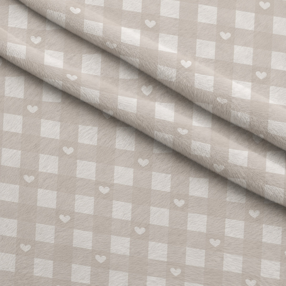 Dusty Blue Hearts Pattern 10 Minky Fabric — plush minky folded close-up preview (mv-minky-v1:lying)