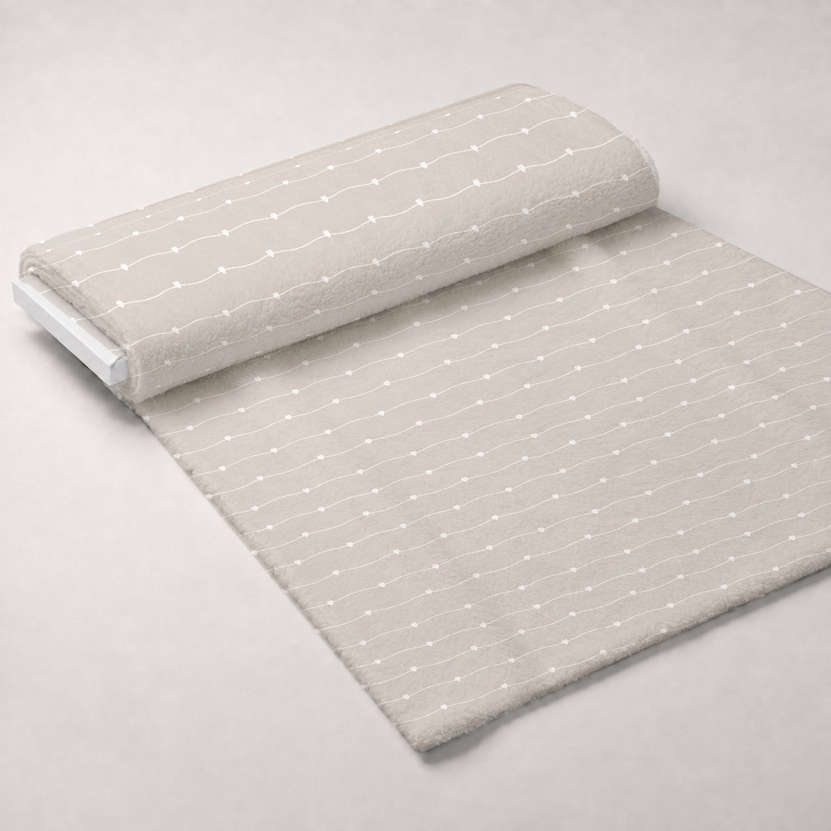 Dusty Blue Hearts Pattern 12 Minky Fabric — plush minky unrolled bolt preview (mv-minky-v1:bolt)