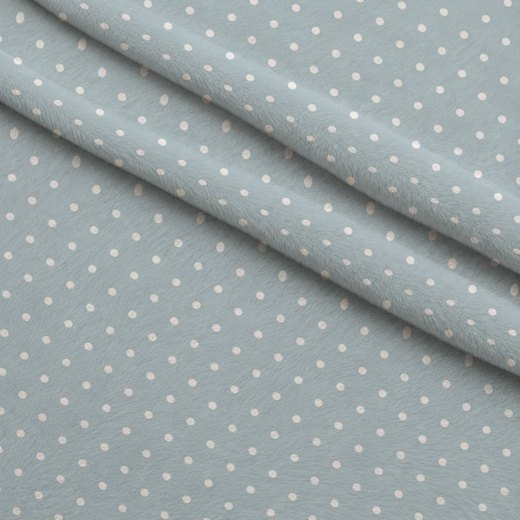 Dusty Blue Hearts Pattern 13 Minky Fabric — plush minky folded close-up preview (mv-minky-v1:lying)