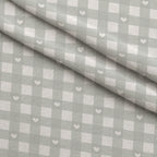 Dusty Blue Hearts Pattern 2 Minky Fabric — plush minky folded close-up preview (mv-minky-v1:lying)