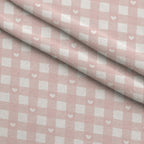 Dusty Blue Hearts Pattern 6 Minky Fabric — plush minky folded close-up preview (mv-minky-v1:lying)