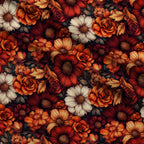 Ember Bloom Pattern 1 Minky Fabric — plush minky folded close-up preview (mv-minky-v1:lying)