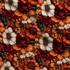 Ember Bloom Pattern 4 Minky Fabric — plush minky folded close-up preview (mv-minky-v1:lying)