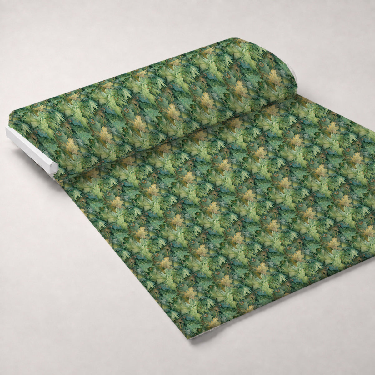 Enchanted Woodland Pattern 8 Minky Fabric — plush minky unrolled bolt preview (mv-minky-v1:bolt)