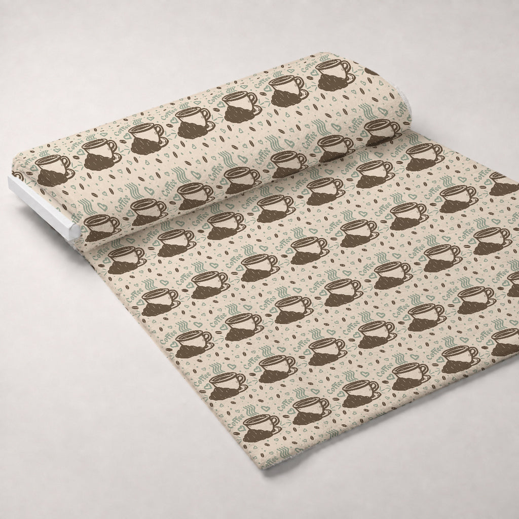 Espresso Lettering Pattern 12 Minky Fabric — plush minky unrolled bolt preview (mv-minky-v1:bolt)