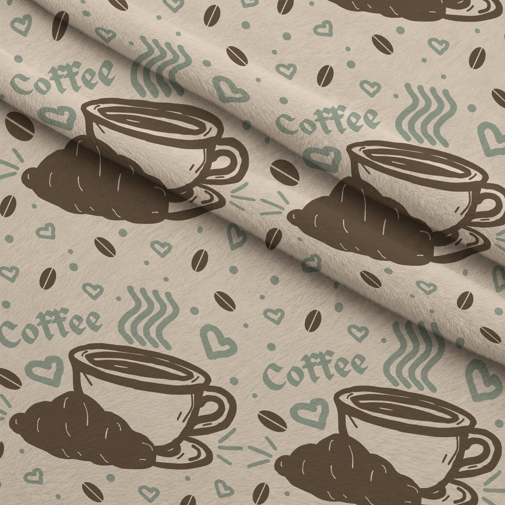 Espresso Lettering Pattern 12 Minky Fabric — plush minky folded close-up preview (mv-minky-v1:lying)