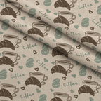 Espresso Lettering Pattern 13 Minky Fabric — plush minky folded close-up preview (mv-minky-v1:lying)