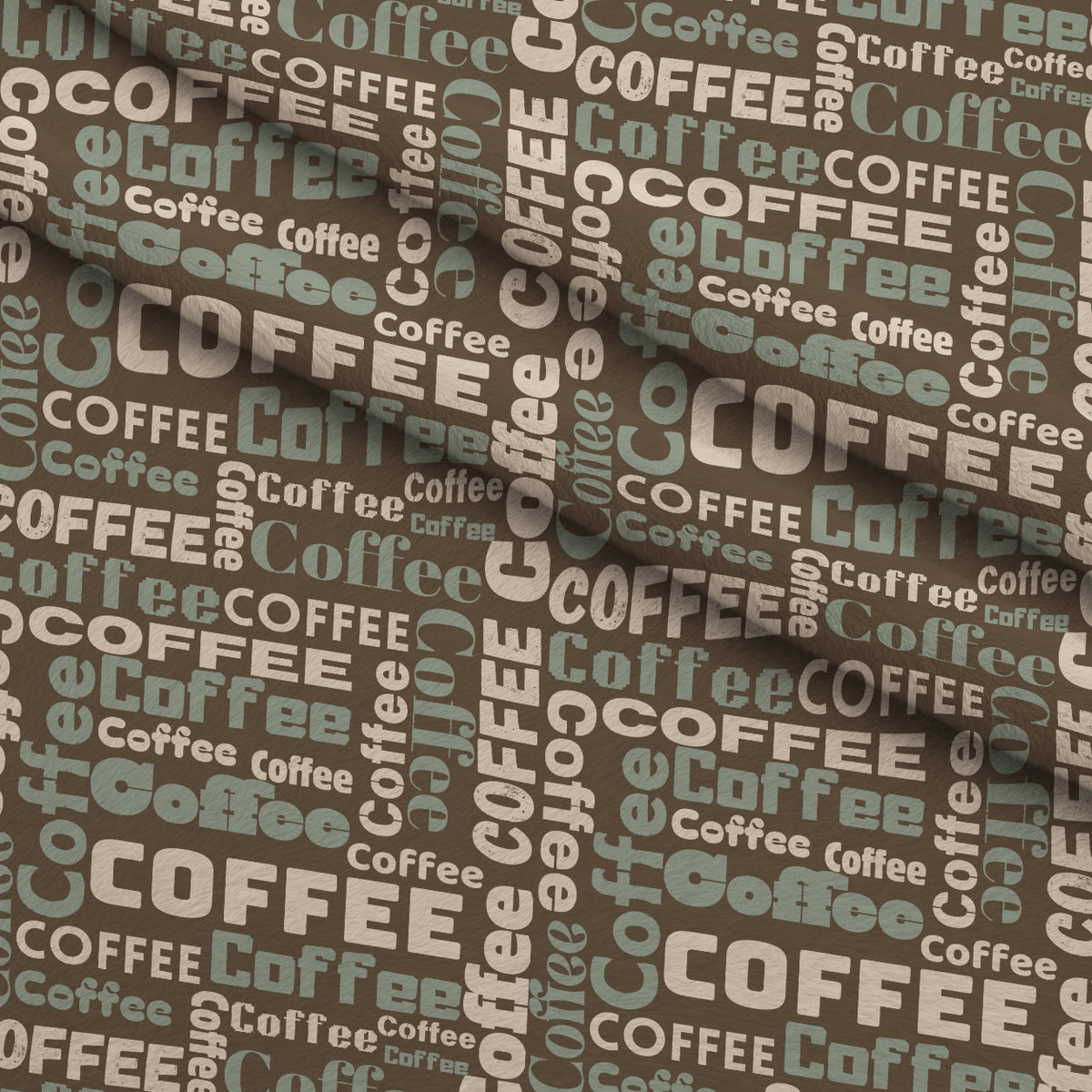 Espresso Lettering Pattern 15 Minky Fabric — plush minky folded close-up preview (mv-minky-v1:lying)