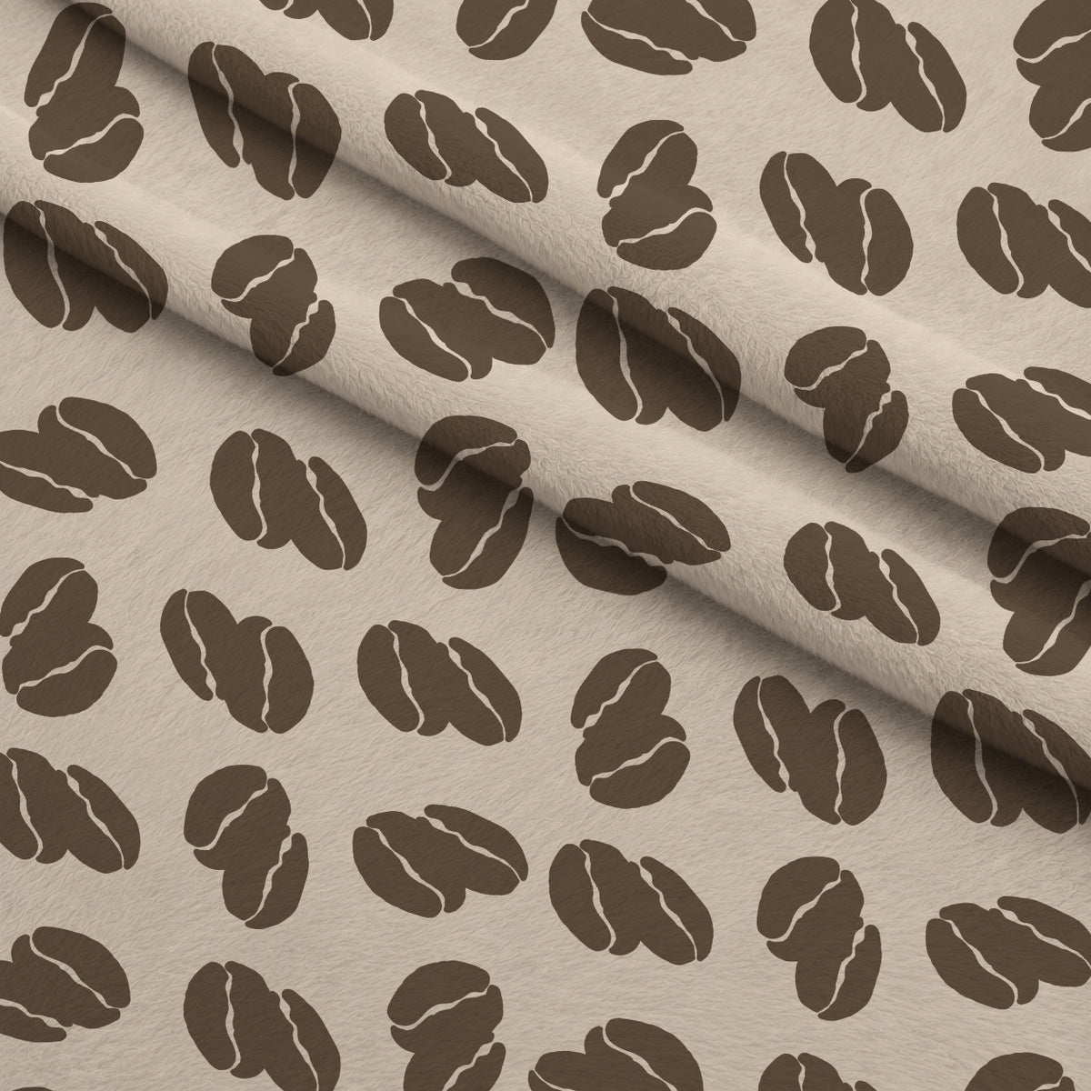 Espresso Lettering Pattern 16 Minky Fabric — plush minky folded close-up preview (mv-minky-v1:lying)