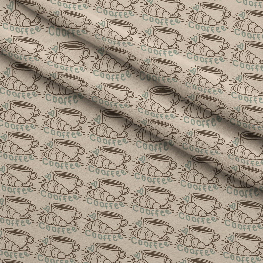 Espresso Lettering Pattern 7 Minky Fabric — plush minky folded close-up preview (mv-minky-v1:lying)