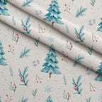 Evergreen Christmas Cheer Pattern 11 Minky Fabric — plush minky folded close-up preview (mv-minky-v1:lying)