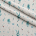 Evergreen Christmas Cheer Pattern 14 Minky Fabric — plush minky folded close-up preview (mv-minky-v1:lying)