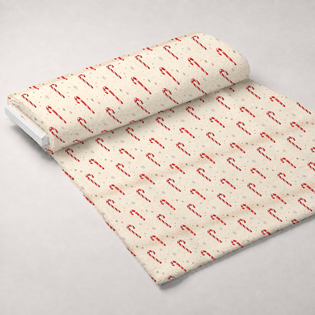Evergreen Christmas Cheer Pattern 17 Minky Fabric — plush minky unrolled bolt preview (mv-minky-v1:bolt)