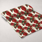 Evergreen Christmas Cheer Pattern 2 Minky Fabric — plush minky unrolled bolt preview (mv-minky-v1:bolt)