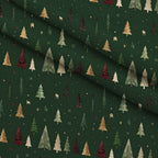 Evergreen Christmas Cheer Pattern 27 Minky Fabric — plush minky folded close-up preview (mv-minky-v1:lying)