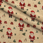 Evergreen Christmas Cheer Pattern 29 Minky Fabric — plush minky folded close-up preview (mv-minky-v1:lying)
