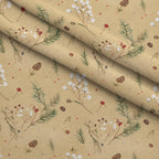 Evergreen Christmas Cheer Pattern 5 Minky Fabric — plush minky folded close-up preview (mv-minky-v1:lying)