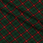 Evergreen Hearth Plaid Pattern 10 Minky Fabric — plush minky folded close-up preview (mv-minky-v1:lying)