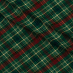 Evergreen Hearth Plaid Pattern 12 Minky Fabric — plush minky folded close-up preview (mv-minky-v1:lying)