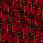 Evergreen Hearth Plaid Pattern 14 Minky Fabric — plush minky folded close-up preview (mv-minky-v1:lying)