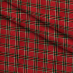 Evergreen Hearth Plaid Pattern 21 Minky Fabric — plush minky folded close-up preview (mv-minky-v1:lying)