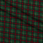 Evergreen Hearth Plaid Pattern 23 Minky Fabric — plush minky folded close-up preview (mv-minky-v1:lying)