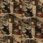 Evergreen Hearth Stories Pattern 4 Minky Fabric — plush minky folded close-up preview (mv-minky-v1:lying)