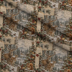 Evergreen Hearth Stories Pattern 5 Minky Fabric — plush minky folded close-up preview (mv-minky-v1:lying)
