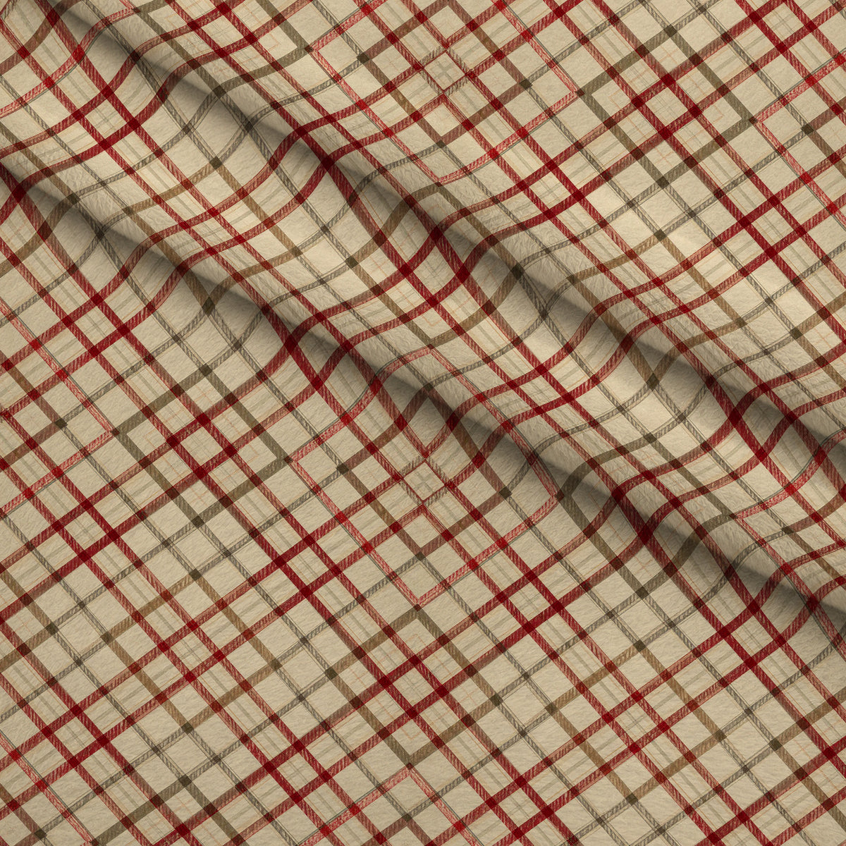 Evergreen Hearthlight Pattern 1 Minky Fabric — plush minky folded close-up preview (mv-minky-v1:lying)