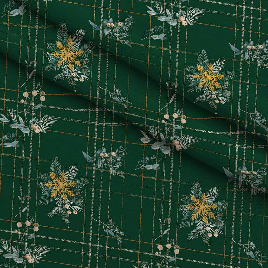 Evergreen Hearthlight Pattern 11 Minky Fabric — plush minky folded close-up preview (mv-minky-v1:lying)
