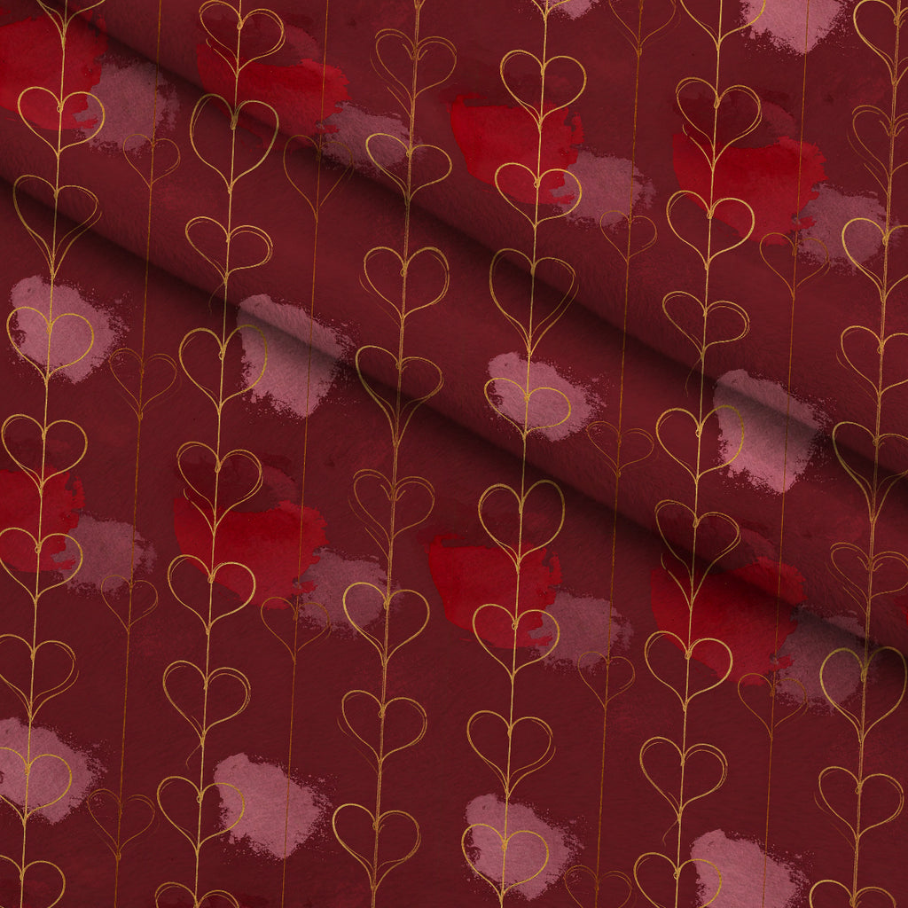 Evergreen Hearthlight Pattern 13 Minky Fabric — plush minky folded close-up preview (mv-minky-v1:lying)
